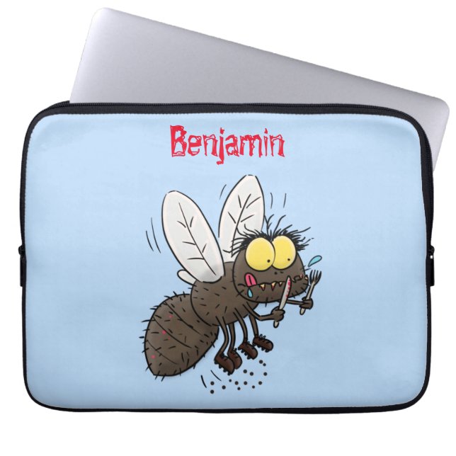 Hübscher Cartoon Laptopschutzhülle (Vorderseite)