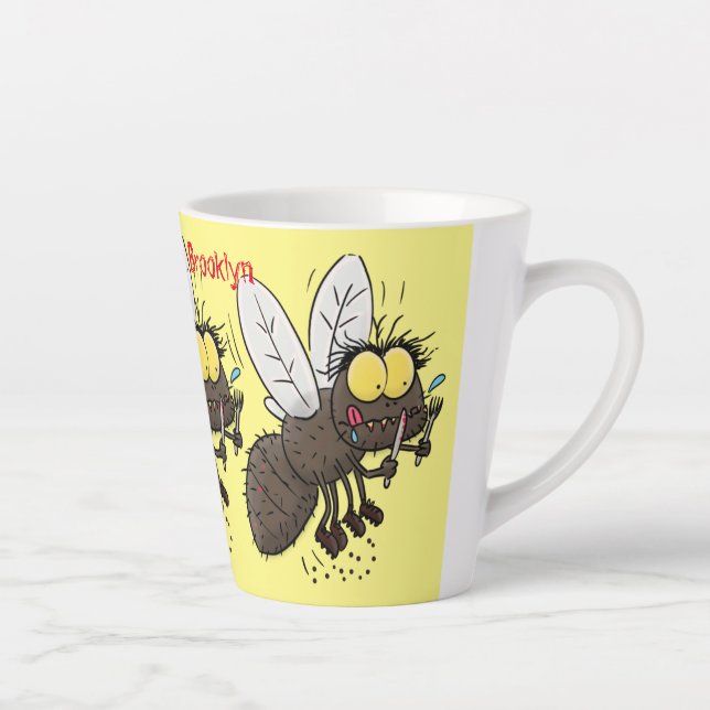 Hübscher Cartoon Milchtasse (Rechts)
