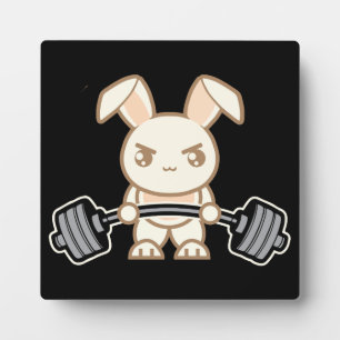 Hübscher Cartoon - Niedliche Anime-Workout Fotoplatte