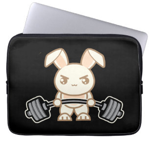 Hübscher Cartoon - Niedliche Anime-Workout Laptopschutzhülle