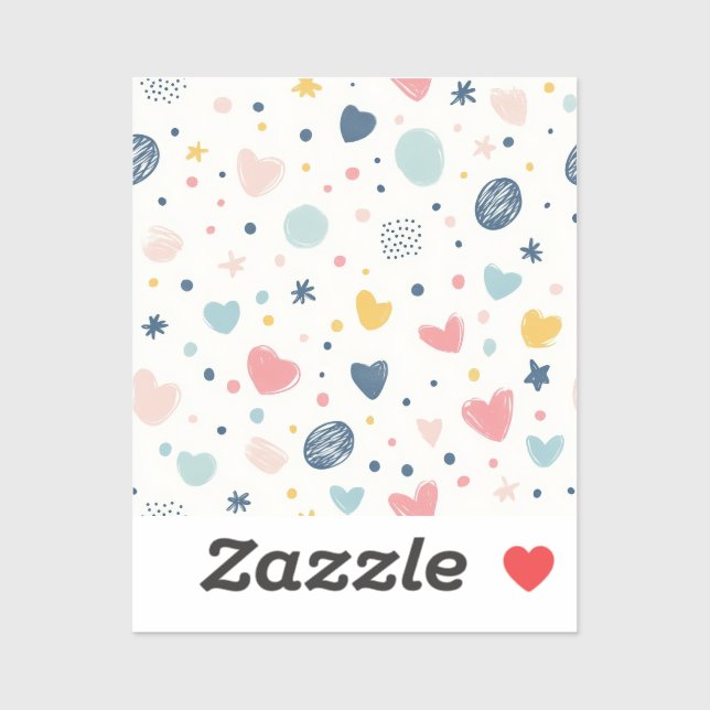 Hübscher Cartoon Sky Aufkleber (Blatt)