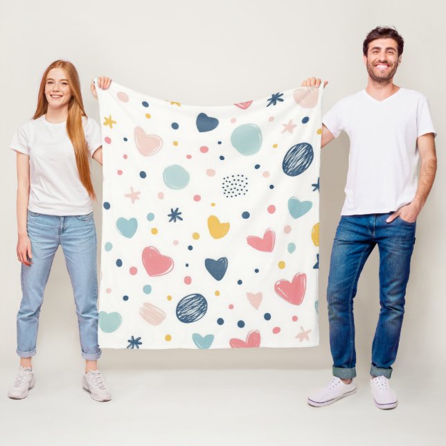 Hübscher Cartoon Sky Fleecedecke (Beispiel)