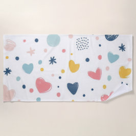 Hübscher Cartoon Sky Strandtuch