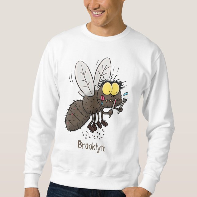 Hübscher Cartoon Sweatshirt (Vorderseite)