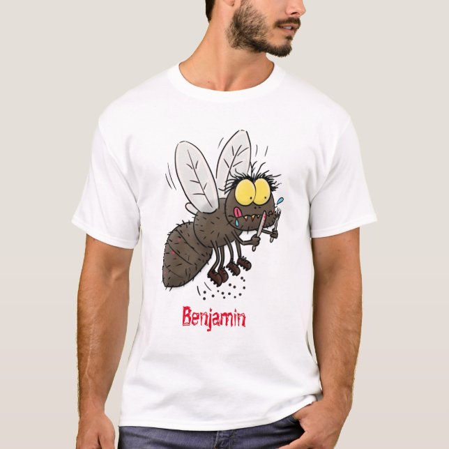 Hübscher Cartoon T-Shirt (Vorderseite)