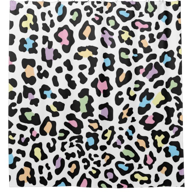 Hübscher Cheetah Printduschvorhang Duschvorhang (Vorderseite)