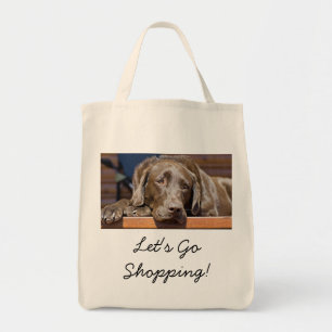 Hübscher Chocolate Labrador Retriever  Tragetasche