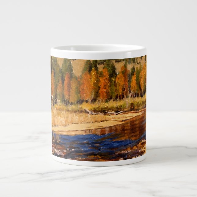 Hübscher Colorado-Bergstrom Jumbo-Tasse (Vorderseite)