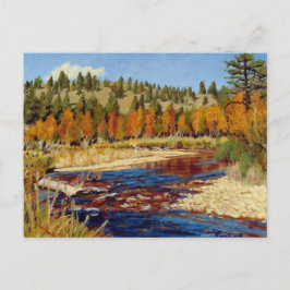 Hübscher Colorado-Bergstrom Postkarte