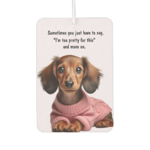 Hübscher Dachshund Autolufterfrischer