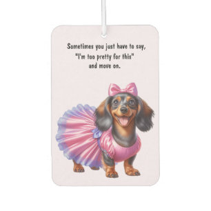 Hübscher Dachshund Autolufterfrischer