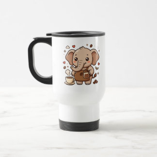 Hübscher Elefant Kaffee-Reisebecher Reisebecher