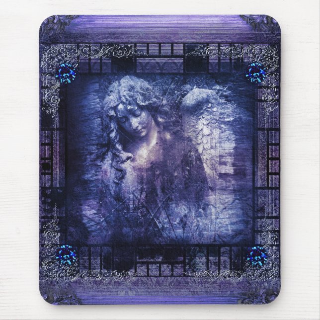 Hübscher Engels-altes mittelalterliches Mousepad (Vorne)