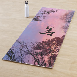 Hübscher Fall Sunset Yogamatte