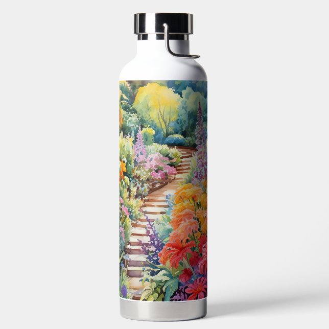 HÜBSCHER FARBSPEICHER TRINKFLASCHE (links)