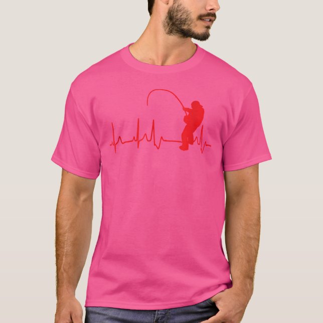 Hübscher Fischfang mit Fischfang T-Shirt (Vorderseite)