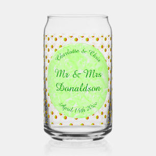 Hübscher Frühling Hochzeit Apfelblüte und Äpfel Dosenglas