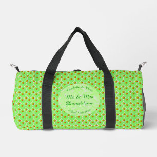 Hübscher Frühling Hochzeit Apfelblüte und Äpfel Duffle Bag