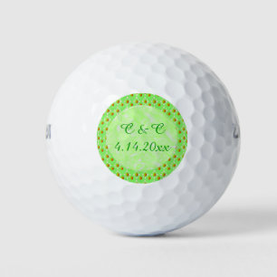 Hübscher Frühling Hochzeit Apfelblüte und Äpfel Golfball