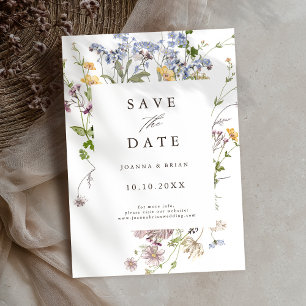 Hübscher Frühling Wildblume Wilhelm Garten Save The Date