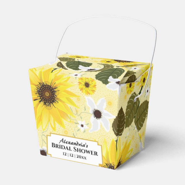 Hübscher Gelbblütengarten Geschenkschachtel (Vorderseite)