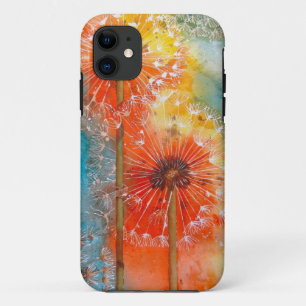 Hübscher gemalter Löwenzahn Case-Mate iPhone Hülle