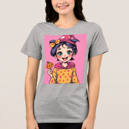 Hübscher Girl Halloween Trimix T - Shirt