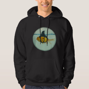Hübscher Goldfisch mit Haiflossenmode Hoodie