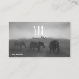 Hübscher Grönlandpic Yoga Reiki Massagetrainer Visitenkarte