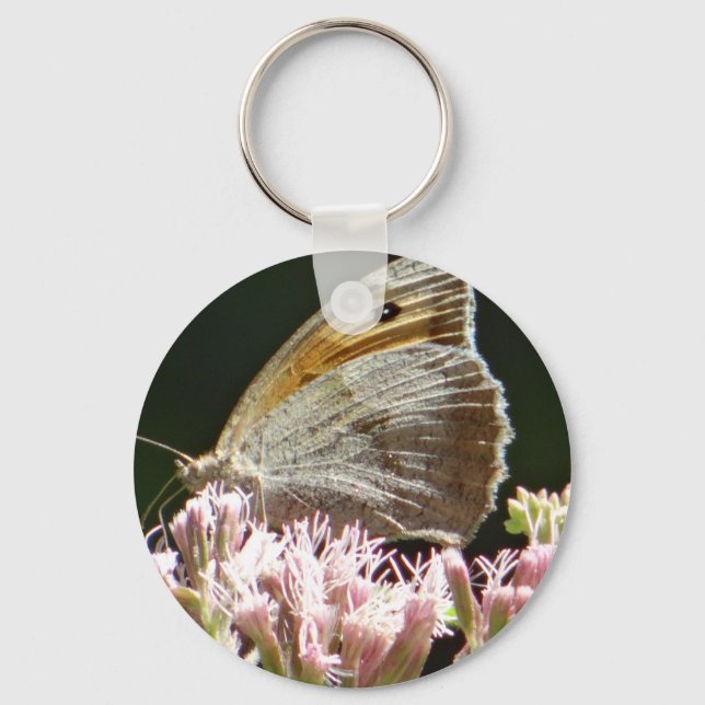 Hübscher Großschmetterling Schlüsselanhänger (Vorderseite)