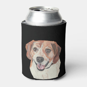Hübscher handgezogener Beagle kann kühler werden Dosenkühler