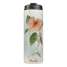 Hübscher Hibiskus und Niedlicher Vogelwärmer