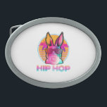 Hübscher Hip Hop mit Bubblegum-Sonnenbrille Rabbit Ovale Gürtelschnalle<br><div class="desc">Sonnige Hip Hop mit Bubblegum Sonnenbrille Rabbit Ostersonntag</div>