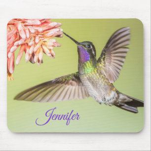Hübscher Hummingbird in der Fluggesellschaft Perso Mousepad