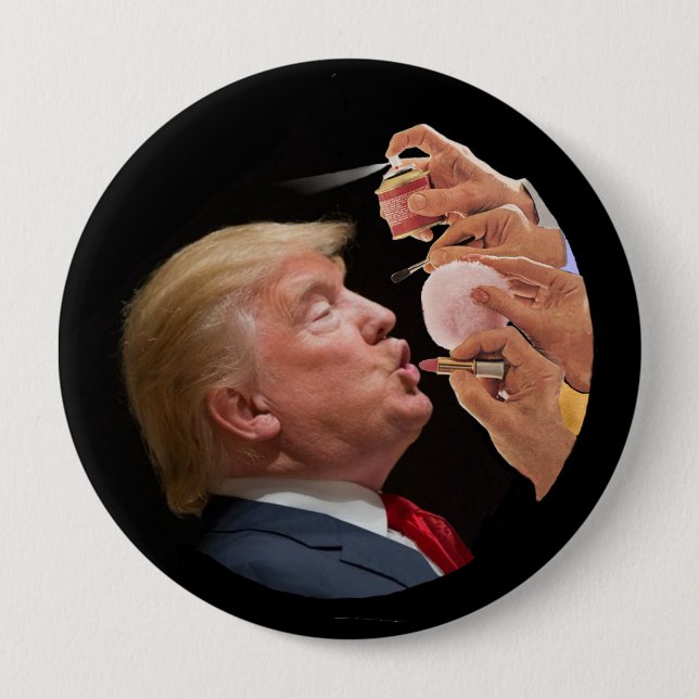 Hübscher Jungen-Trumpf Button (Vorderseite)