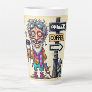 Hübscher Kaffee Humerous Tasse, 11 oz Milchtasse