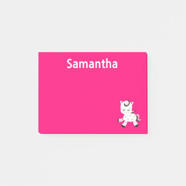 Hübscher Kawaii-Pony Post-it Klebezettel (Vorderseite)