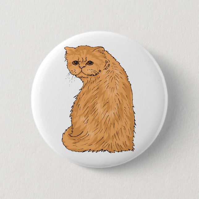 Hübscher Kitty Button (Vorderseite)