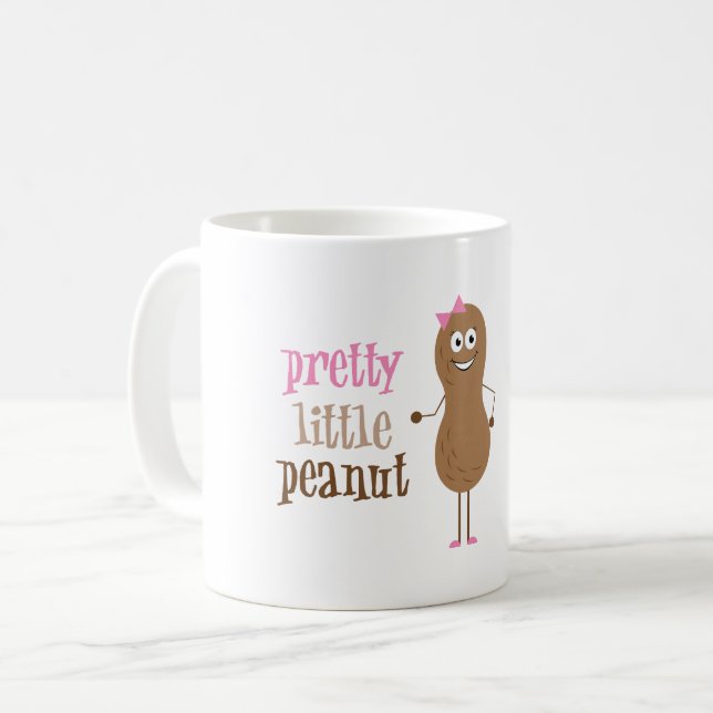 Hübscher kleiner Erdnuss Kaffeetasse (Vorderseite Links)