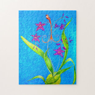 Hübscher kleiner Orchideenvogel