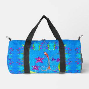 Hübscher kleiner Orchideenvogel Duffle Bag