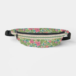 Hübscher Kraftpappeneffekt Blüte mit Spitzentönen Bauchtasche
