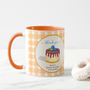 Hübscher Kuchen Orange Brautparty Dankeschön-Gesch Tasse