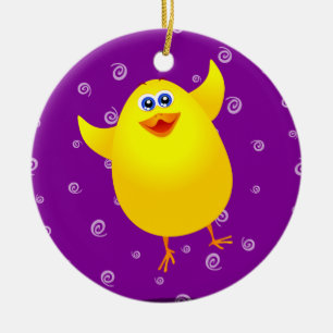 Hübscher Küken, Ziergegenstände Keramik Ornament
