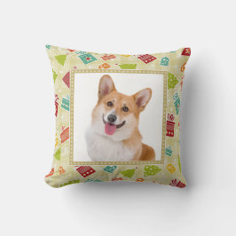 Hübscher lächelnder Corgi Kissen