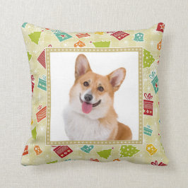 Hübscher lächelnder Corgi Kissen
