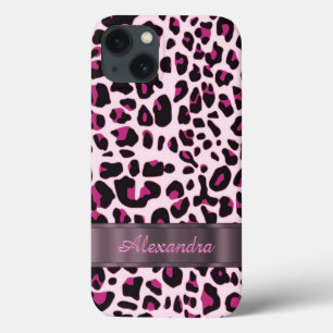 Hübscher Leopardendruck personalisiert Case-Mate iPhone Hülle