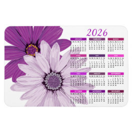 hübscher Lila Kalender 2023 Magnet