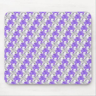 Hübscher lila und klarer diamante de mousepad