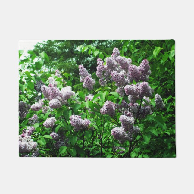 Hübscher Lilac Bush Fußmatte (Vorderseite)